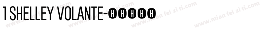 1 Shelley Volante字体转换